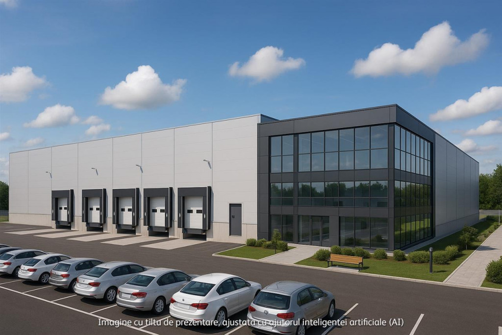 Spatii industriale si birouri 6800 mp in Popesti-Leordeni