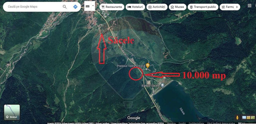 Comision 0 %! Teren 10,000 mp, front la DN1A, Sacele!