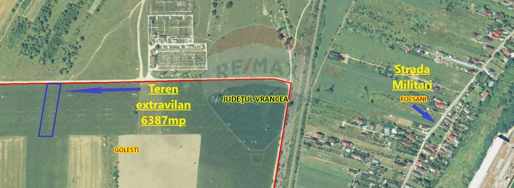 Teren 6,387mp Golesti / Drumul DC147