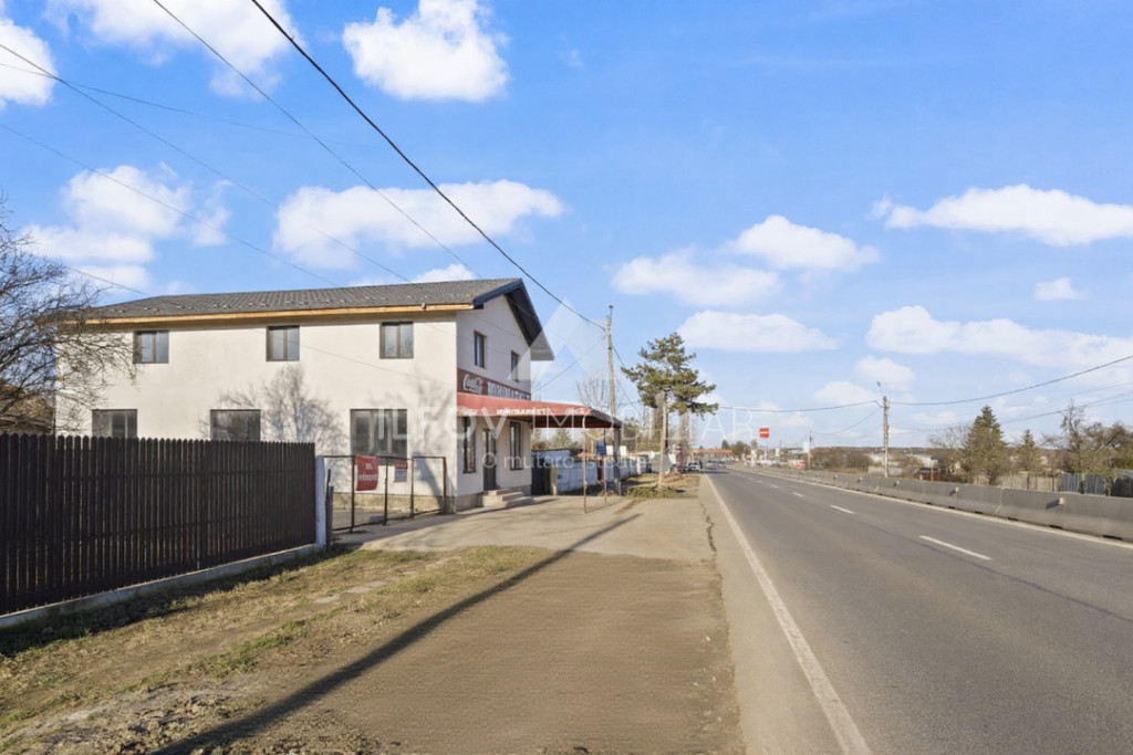 Constructie comerciala rezidentiala 273mp, deschidere la DN1