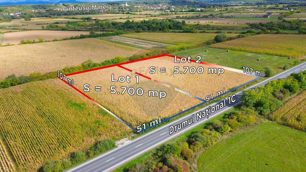 Un lot de teren sau parcela intreaga de Vanzare sau schim...