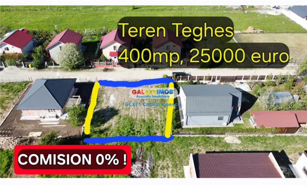 Teren intravilan Domnesti Teghes