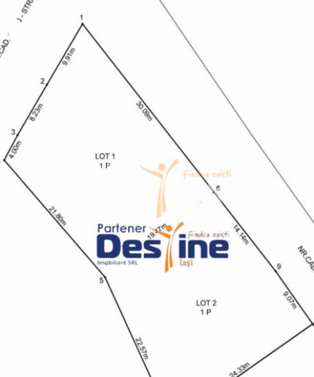 MIROSLAVA, TEREN INTRAVILAN 1021 MP, SEMICENTRAL