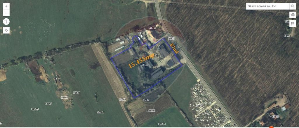 Spațiu industrial 15435 mp. de vânzare in Tinca.