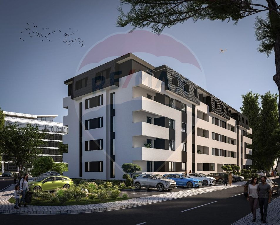 Apartament 2 camere Militari Residence mobilat utilat 79.90