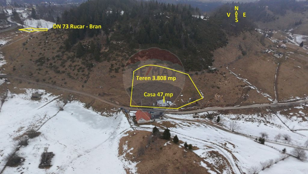 Casă + Teren Intravilan Fundata | Vedere Panoramică | A...