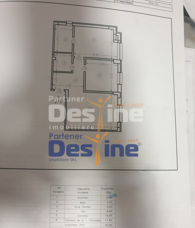 Apartament 3 camere, decomandat, 55mp, demisol - zona Baza 3