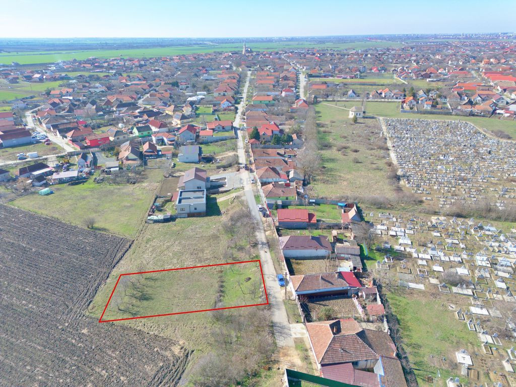 Teren intravilan 833 mp cu utilități în față – Vla...
