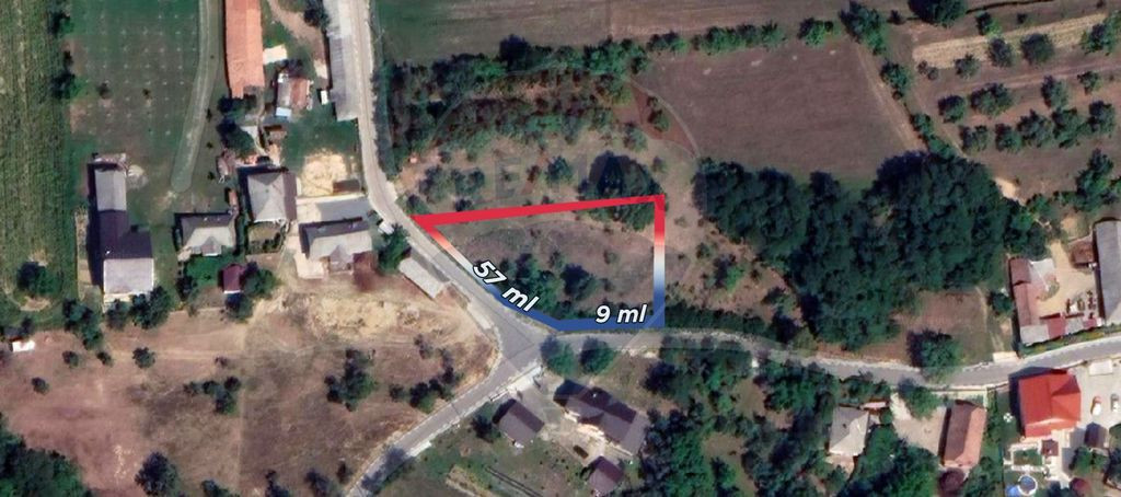 Carbunari Vanzare teren cu fundatie, proiect de casa si r...