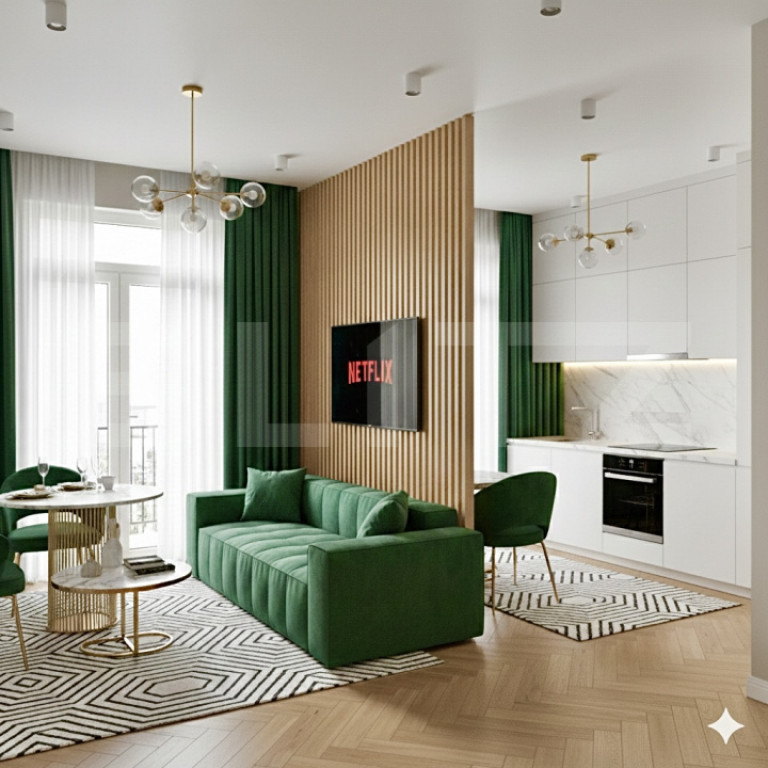 Apartament o camera, 30 mp + Balcon 6 mp, TVA INCLUS, zona S