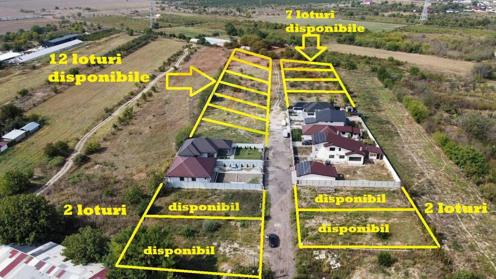 Loturi de teren, 500 mp cu toate utilitatile ( Fundatura ...