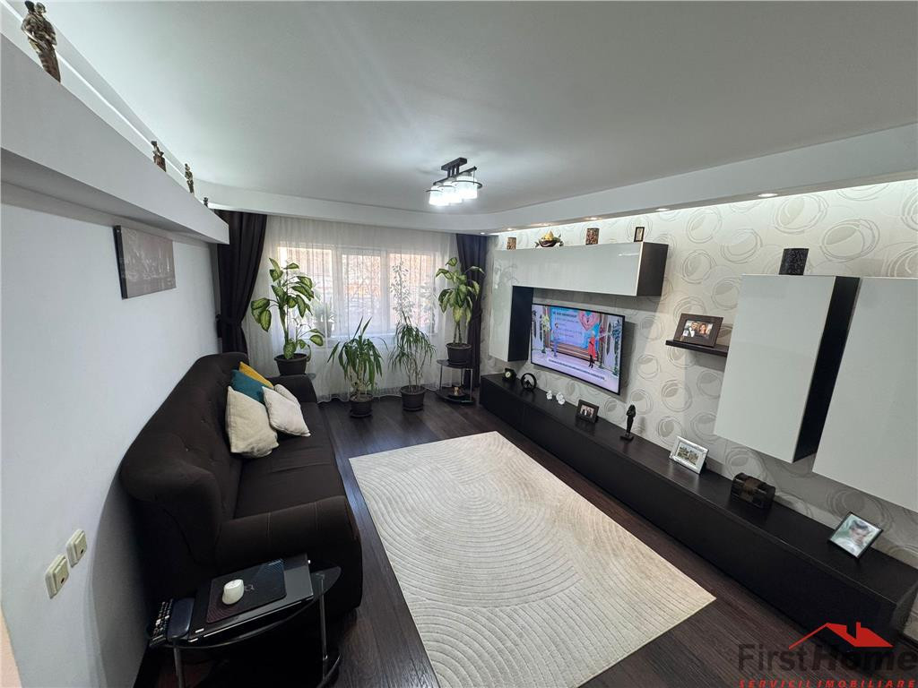 Ap 3 cam,zona 2 Stejari, 74 mp utili,et2/3,complet mobilat s