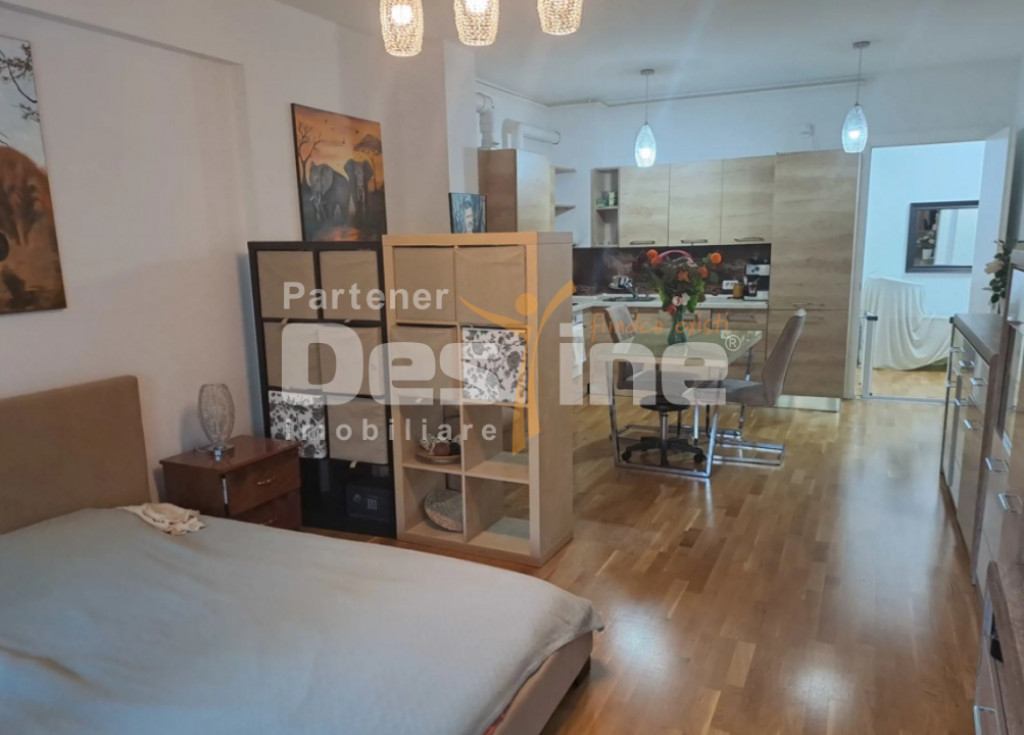 Garsoniera 52mp, centrala proprie + loc parcare, Baneasa/Gra