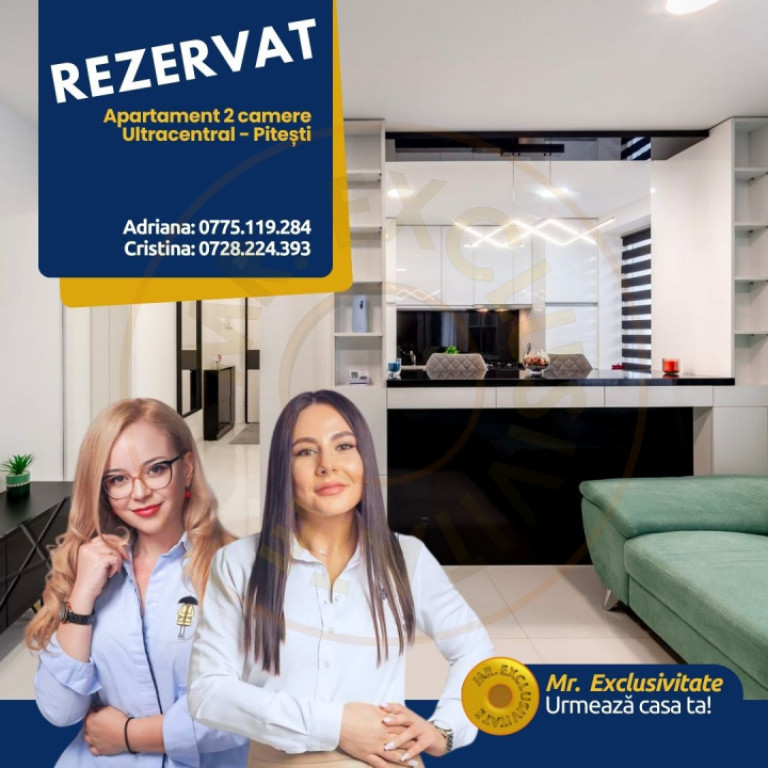Ultracentral 2 camere | Renovare 2026 | Gata de mutat | Airb