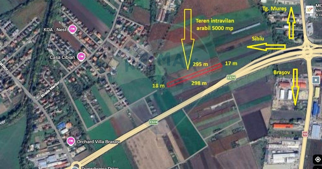 Teren intravilan, 5000 mp, Stupini, str Pomiculturii