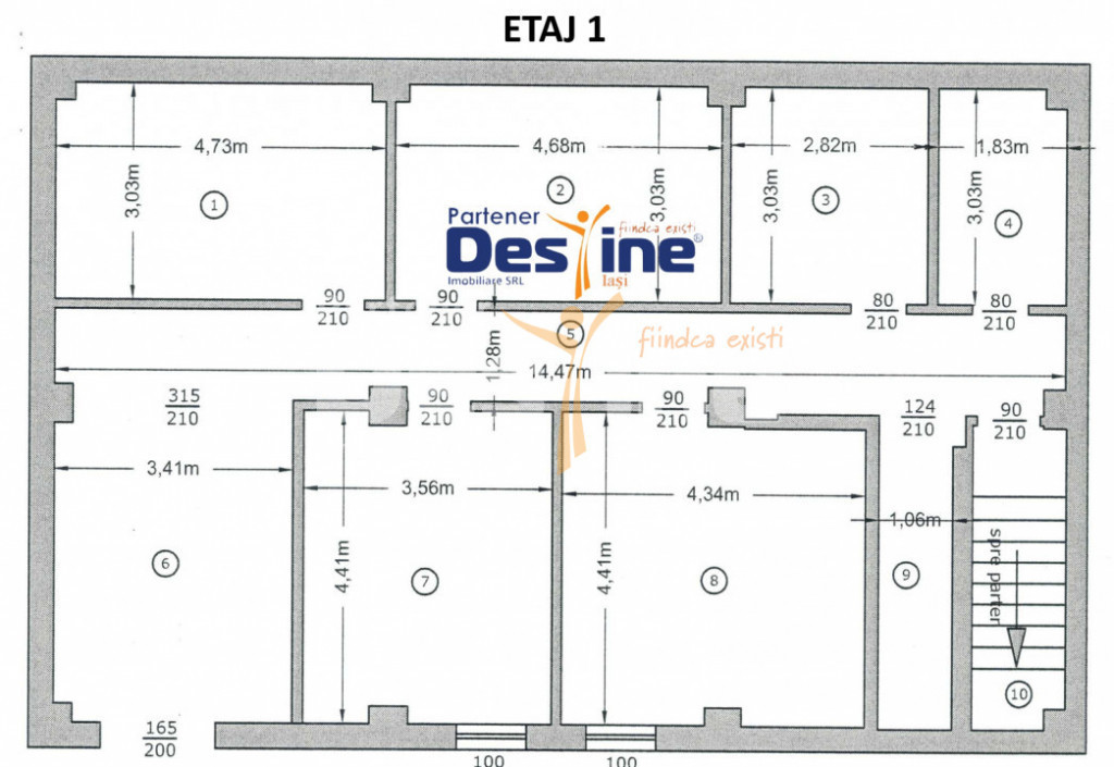 Podu de Fier - Spațiu comercial D+P+1+M 500 mp UTILI