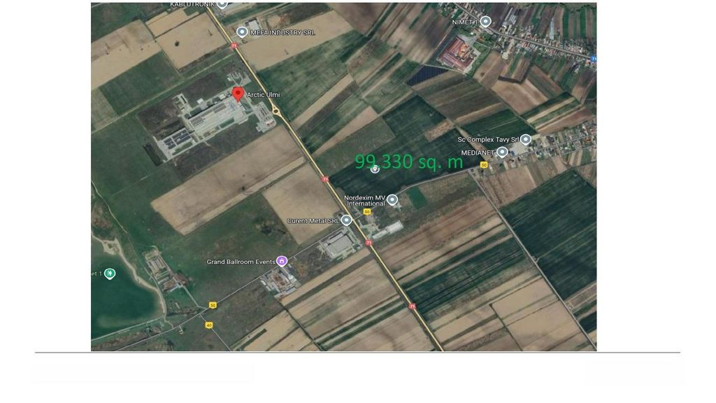 Teren industrial de vanzare 9.9 ha Targoviste -lângă Ar...