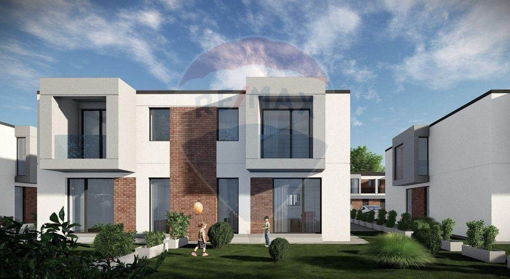 DE VANZARE casă nouă Tunari – 4 camere Ansamblu priva...
