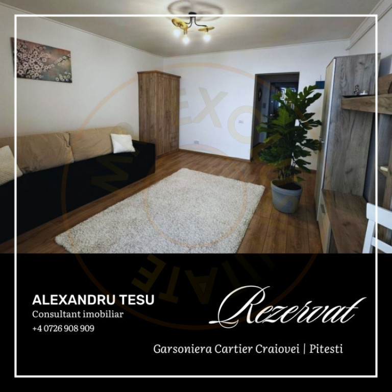 Garsoniera de vanzare cartier Craiovei, Pitesti