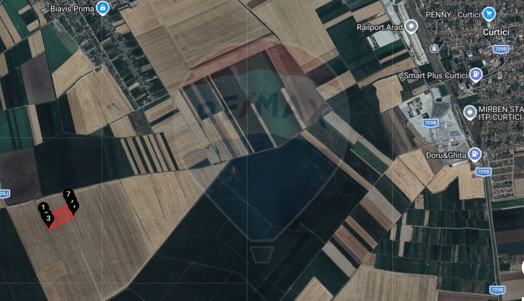 Teren extravilan 46,300mp Curtici