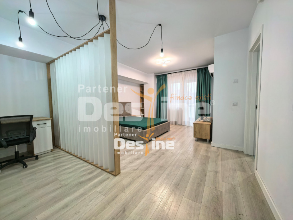 Apartament 1 camera 45 mp mobilat și utilat + loc de parcar