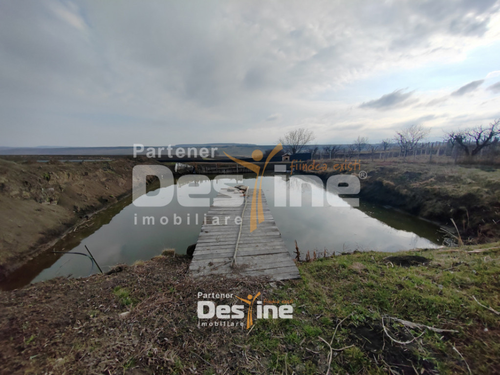 COMISION 0% - Teren intravilan cu 2 iazuri populate – 2225