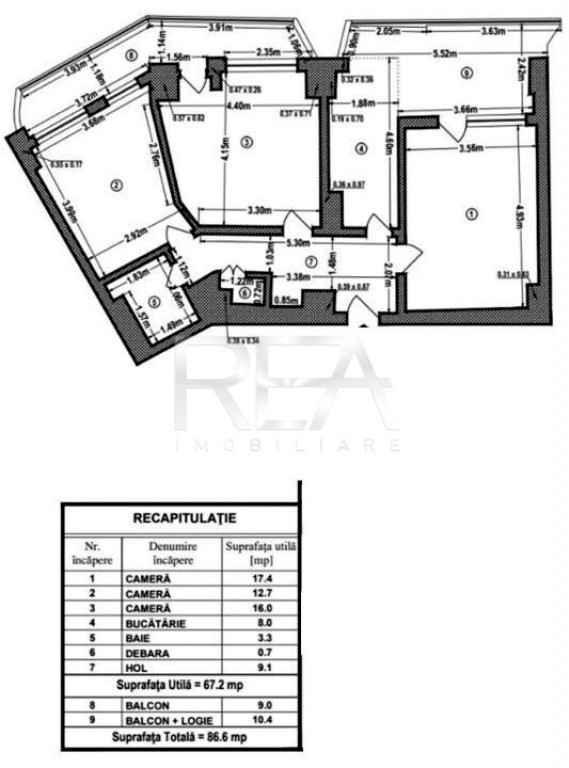 3 camere Pantelimon dec.,inst. schimb.,parcare,et. 1,an 1977