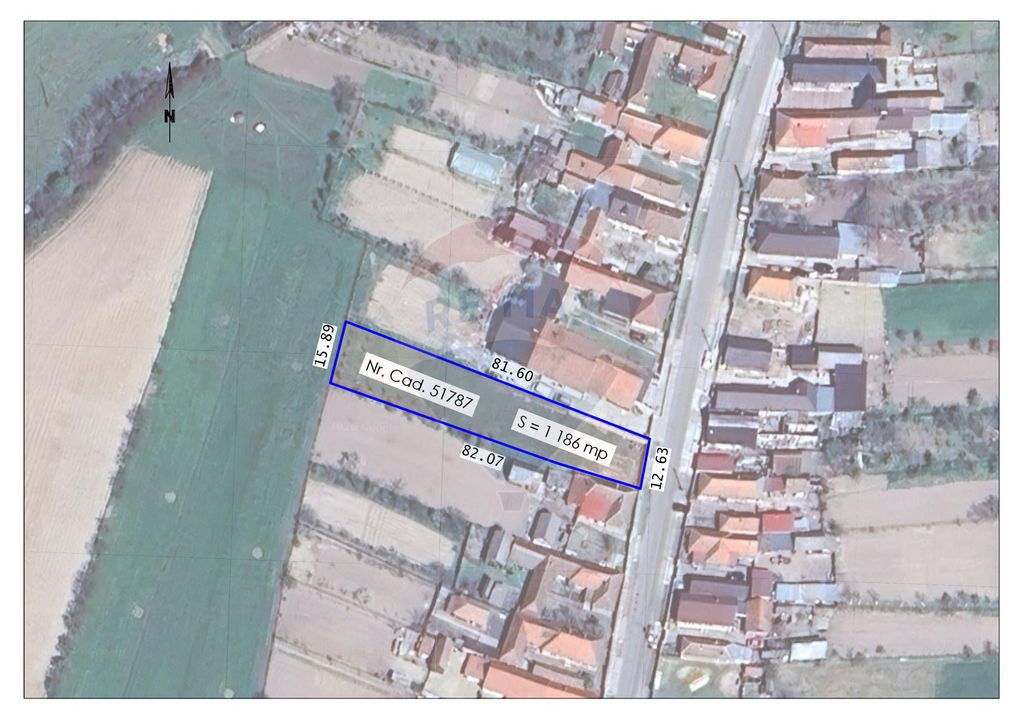 De vânzare teren intravilan 1,186mp Ineu -Strada Princip...