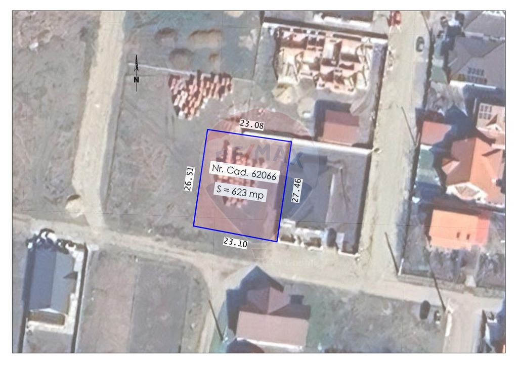 Teren intravilan de Vânzare, Sântandrei 623mp, Strada P...