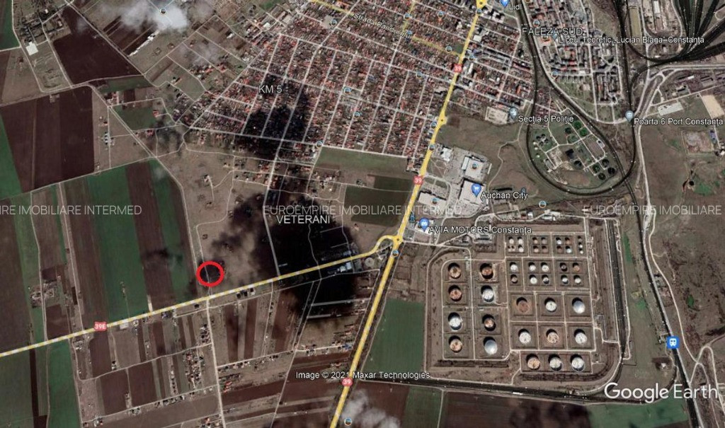 Teren de vanzare in Constanta, Km 5 Veterani - 500 mp