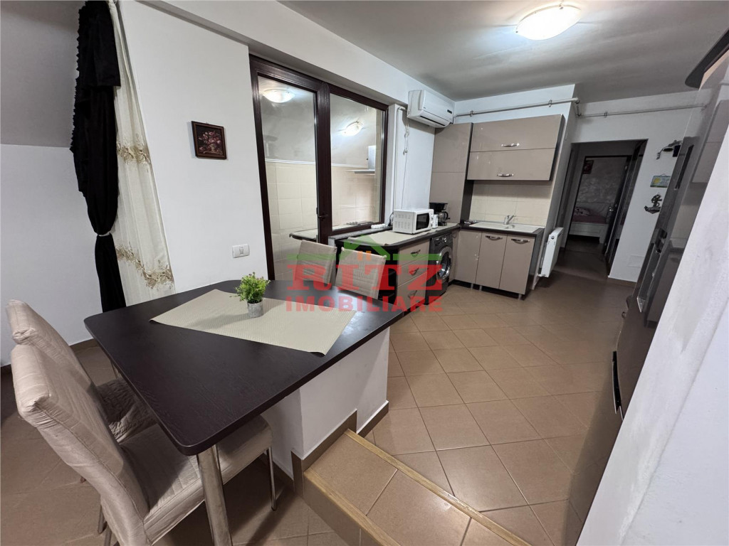 Nou! Ap. 3 cam., cu terasa, MOB. si UTILAT, zona Promed!