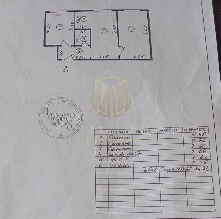 3 Camere | Zona Mărgeanului - Crizantemelor | Etaj 2/4 |...