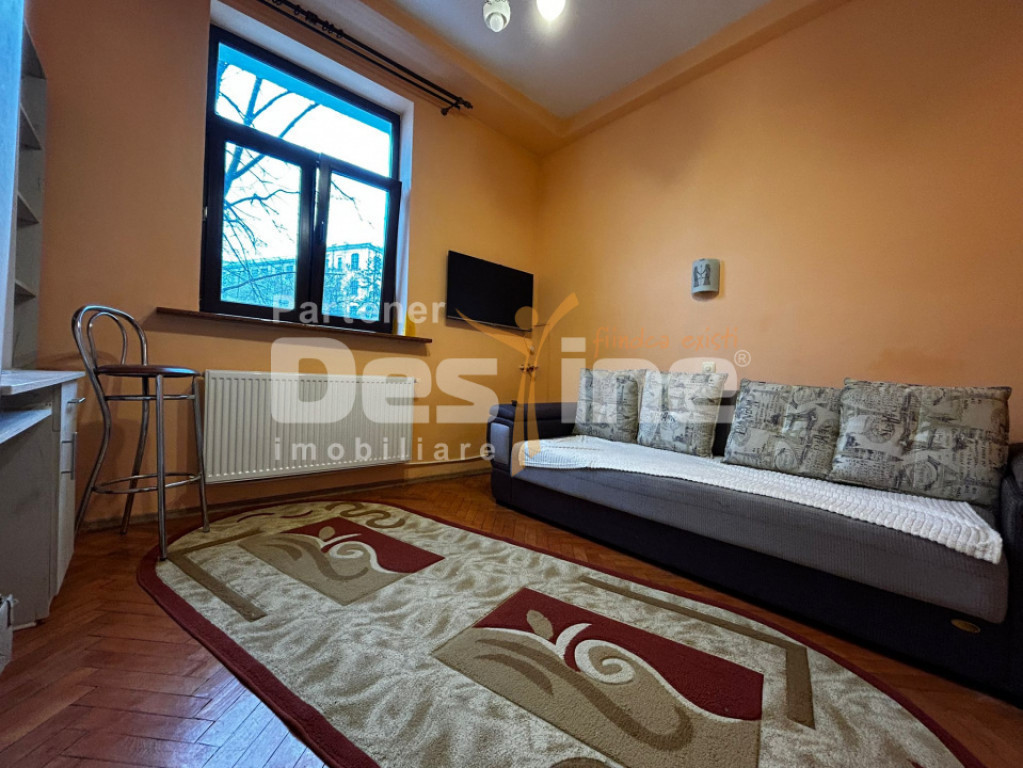 Garsoniera 18mp Copou mobilata si utilata complet