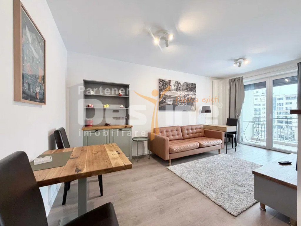 Studio la etaj intermediar, cu balcon si loc de parcare, sit