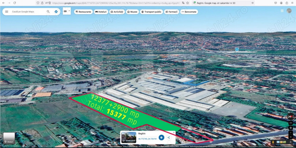 Proprietate cu 2 case + teren 15.277 mp – Str. Salcâmilor