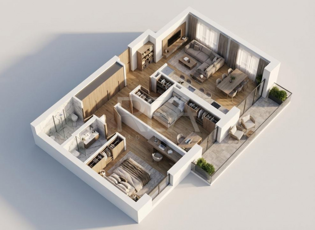 Apartament 3 camere, Ferdinand