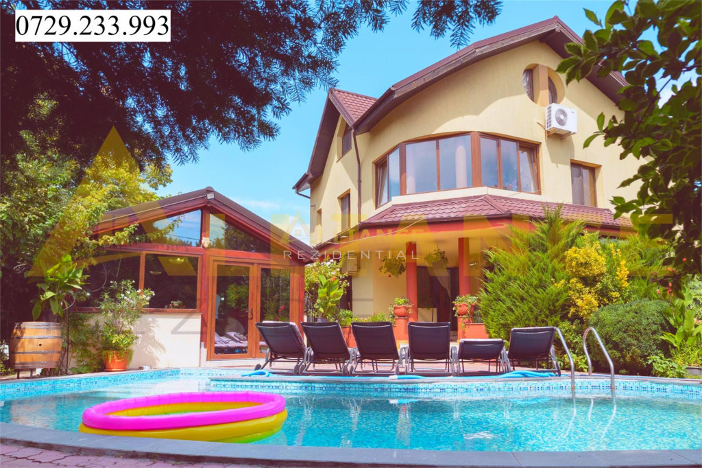 [OLTENITEI] Vila cu 7 camere - 6 bai | LUX - Piscina