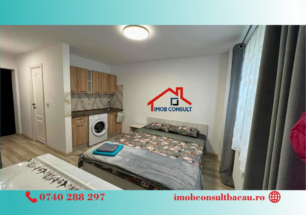 Garsonieră modernă de închiriat – Narcisa | Imobil nou | Primul chiria