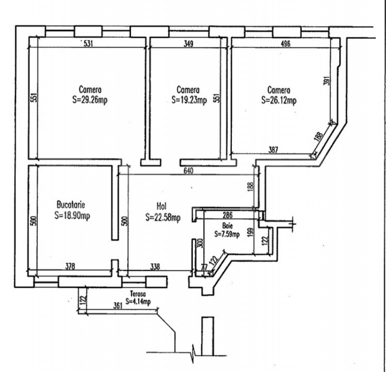 Spațiu birouri, 154 mp, Dorobanților