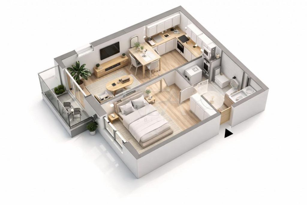 Apartament 2 camere, Ferdinand