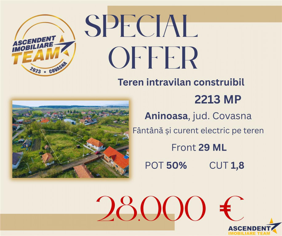 FILM! 2.700mp teren cu casa personalizabila, pomi fructiferi
