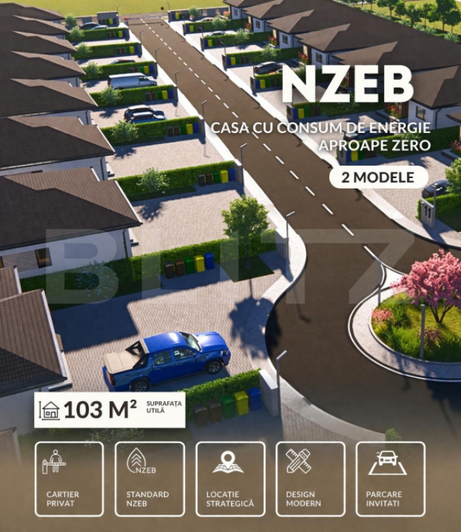 Teren intravilan cu proiect de casa aprobat, in Mihai Viteaz