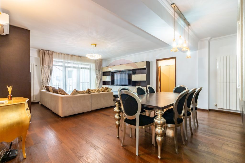 Apartament de închiriat, 3 camere, 128 mp, Barbu Delavra...