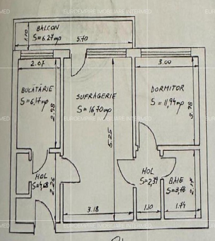 Apartament de vanzare in Constanta, Abator - 2 camere, 48 mp