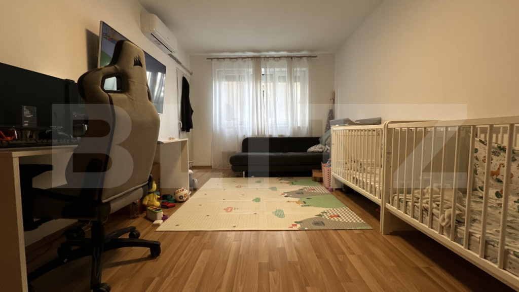 Nufarul, bloc nou, parter înalt cu balcon, 2 camere decoman