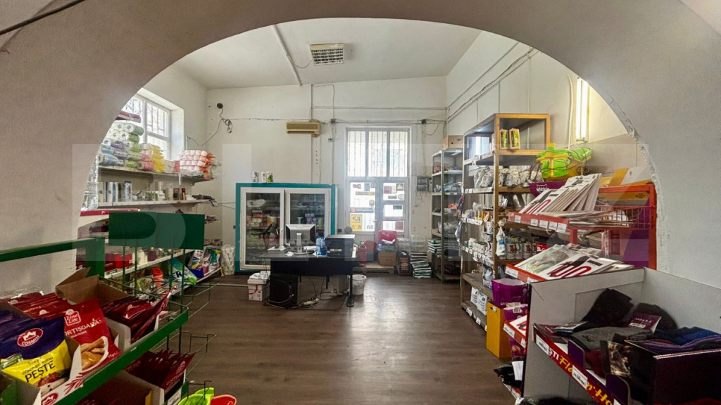 Spațiu comercial parter 264 mp, vad format, parcare proprie