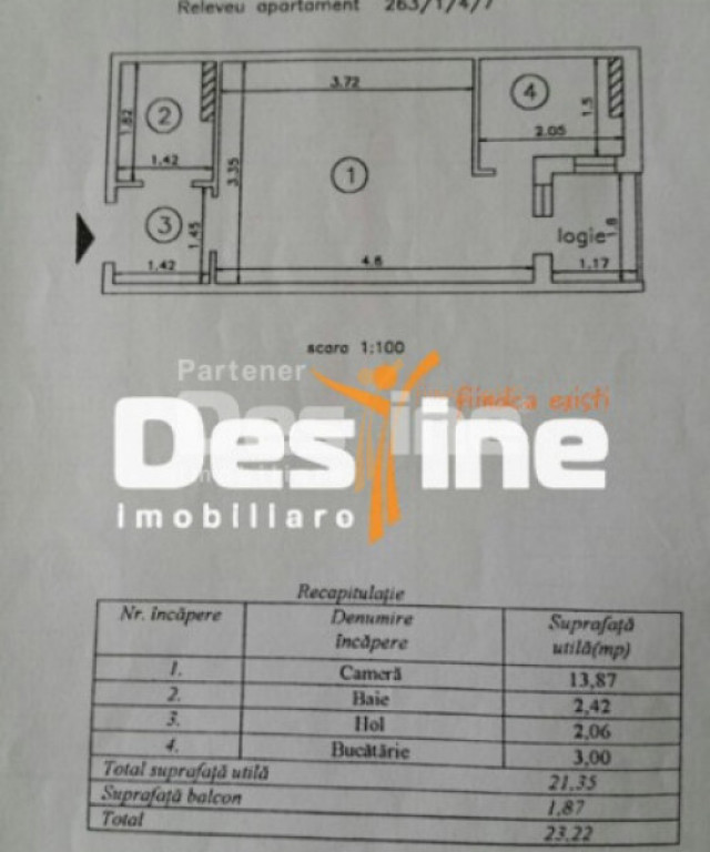 GALATA, Garsoniera , 24 MP