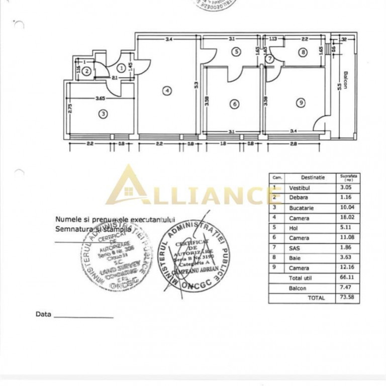 3 camere Titan | 73 mp | Mobilat | 15 min Metrou