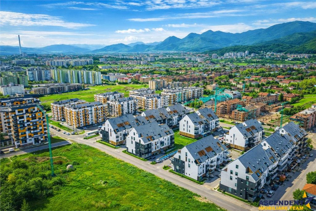 Nou rezidential, regim vila, cu 32 mp terasa, parcare subter