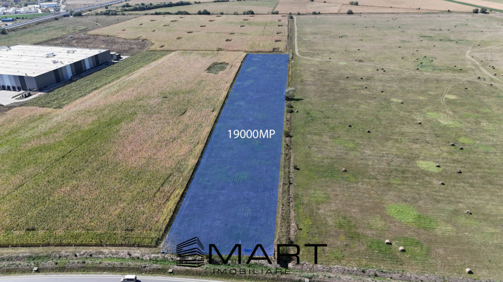 Teren industrial cu PUZ 18500mp cu acces la autostrada